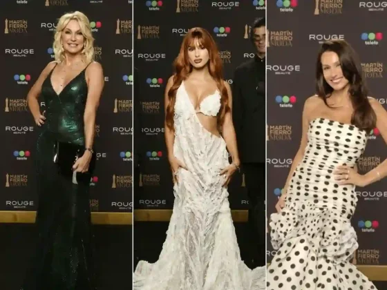 Los looks de los famosos en la alfombra roja de los Martín Fierro 2026