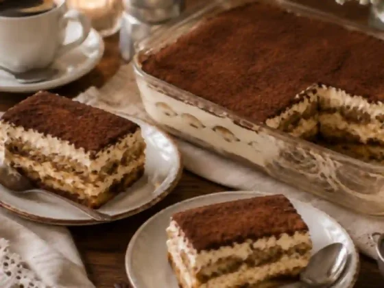 Tiramisú argentino: la receta casera para un postre delicioso