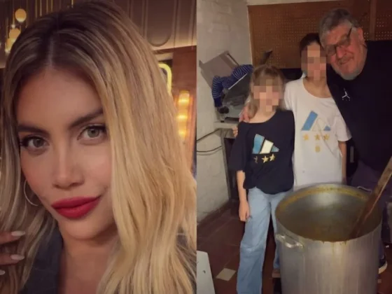 El padre de Mauro Icardi lanzó su venta de locro y Wanda Nara sorprendió con un gesto viral