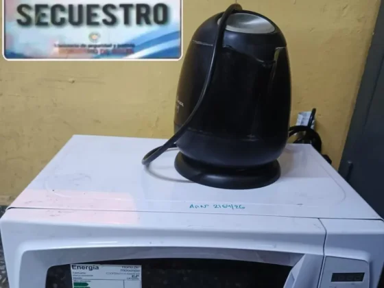 Demoraron a dos hombres con electrodomésticos de dudosa procedencia en Villa San Antonio