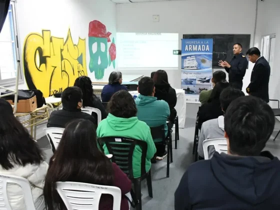 Este martes 9 será la última charla de ingreso de la Armada Argentina