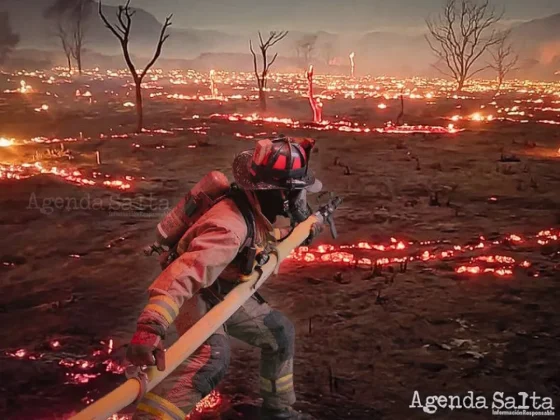 Investigan posible quema intencional en el incendio forestal de Cafayate