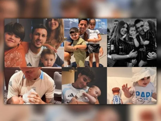 Los campeones del mundo celebraron el Día del Padre entre mensajes y emociones