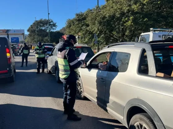 Operativo de tránsito en el ingreso a Salta por el inicio de las vacaciones de invierno