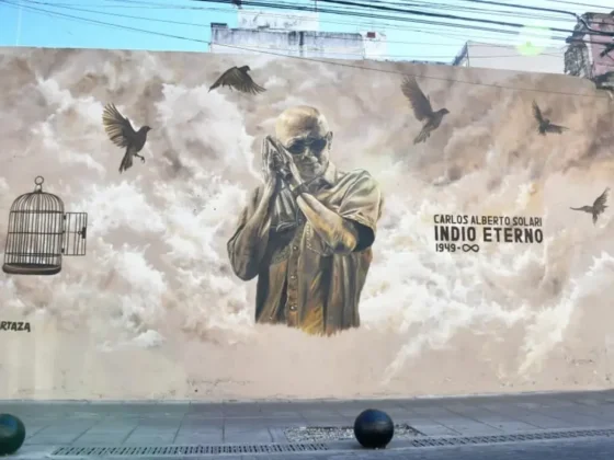Arte y memoria: el legado del Indio Solari ya tiene su mural en Salta