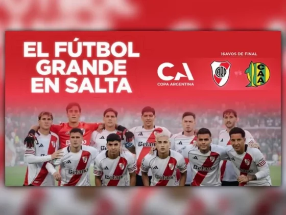 Mañana jueves se habilita la venta de entradas físicas para River Vs Aldosivi