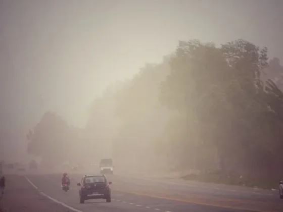 El viento Zonda complica la visibilidad en las rutas de Salta