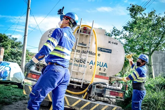 Aguas del Norte informa sobre posibles variaciones en el servicio por inconvenientes en el suministro eléctrico