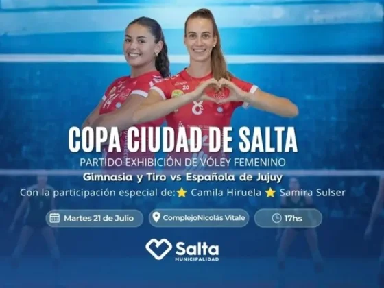 La Municipalidad invita a la «Copa Ciudad de Salta» de vóley femenino
