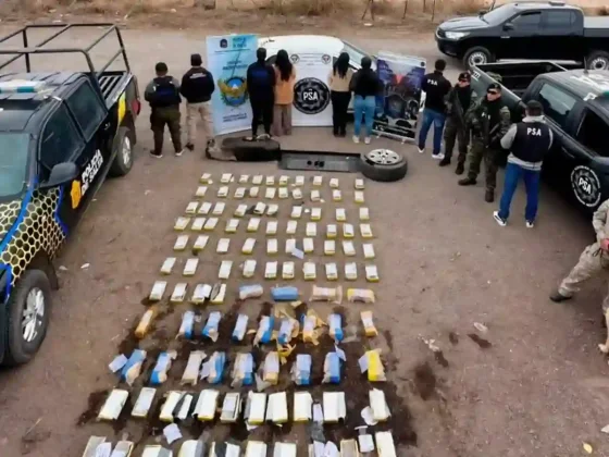 Golpe al narcotráfico en Salta: secuestran armas y más de 190 kilos de cocaína