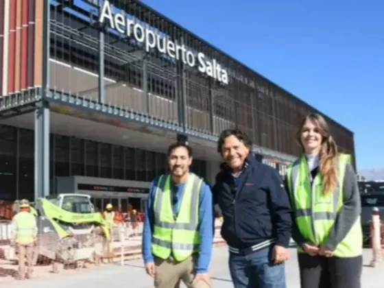 Sáenz: “La ampliación del aeropuerto de Salta es la obra aeroportuaria más importante del país después de Ezeiza y Aeroparque”