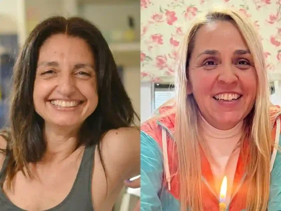 Por el crimen de Verónica Dessio (izq.) en La Plata está acusada quien era la pareja de su ex, Ivana Mapis (der.).