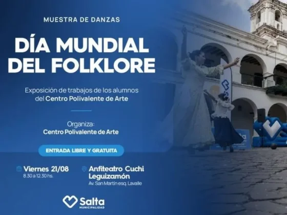 El parque San Martín se prepara para celebrar el Día Mundial del Folklore