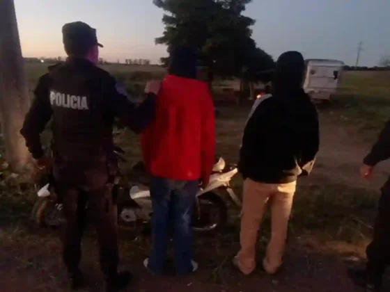 Dos jóvenes fueron detenidos tras sustraer una motocicleta en Coronel Mollinedo