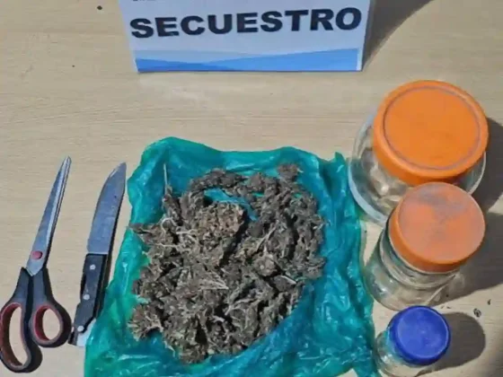 Apolinario Saravia: detuvieron a un hombre y secuestraron marihuana y pasta base