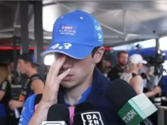 Franco Colapinto no pudo contener las lágrimas tras el GP de Italia