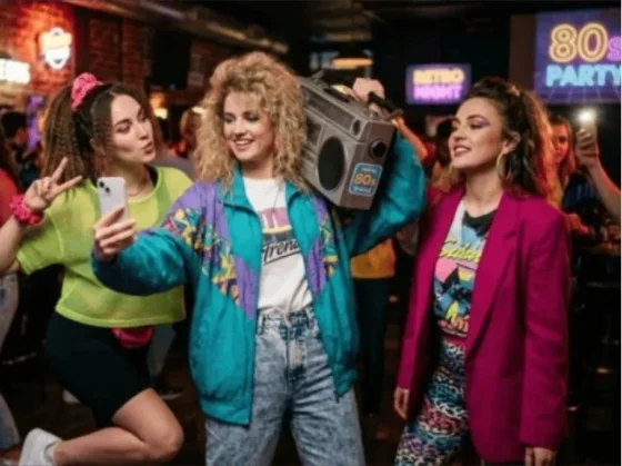 La IA revive los años 80 con un nuevo trend de fotos vintage