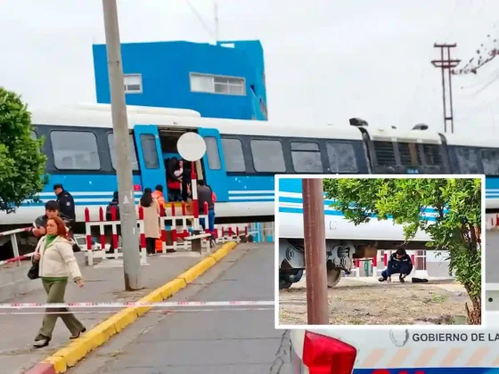 SALTA: Tren urbano embistió a un joven a metros de la estación