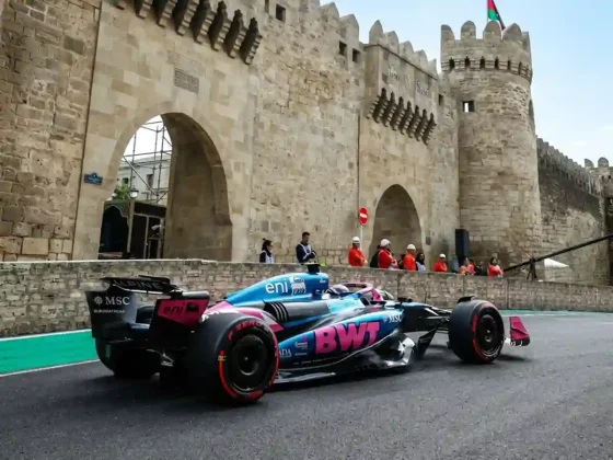 Franco Colapinto fue 18° en el primer test del circuito callejero de Bakú