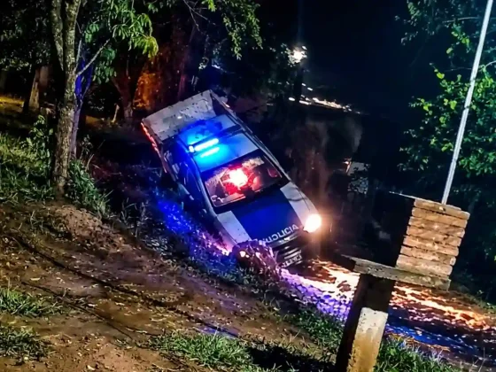 Anegamientos y daños estructurales en el hospital por un temporal en Coronel Moldes