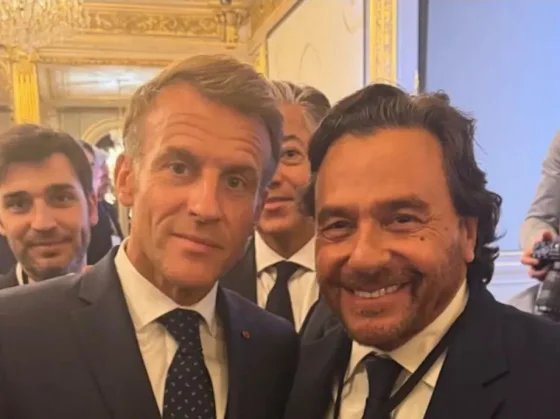 Sáenz llevó las oportunidades de Salta a un encuentro con Macron