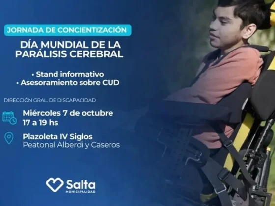 Se realizará una jornada de concientización sobre parálisis cerebral