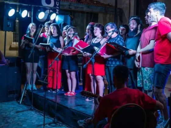 Una noche a puro canto coral llega al Centro Cultural Dino Saluzzi