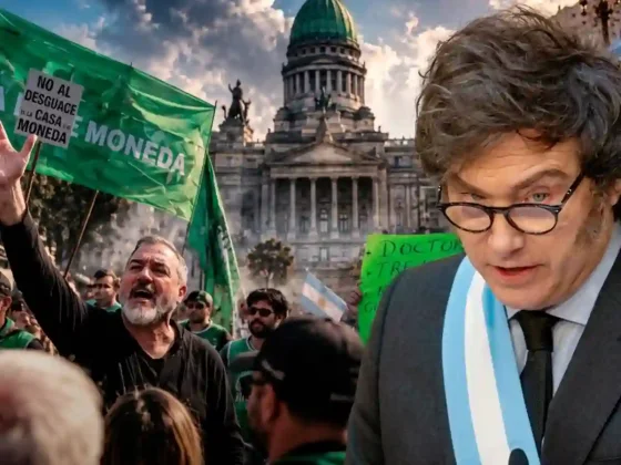 El Gobierno anunció que descontará el día a los estatales que hayan faltado al trabajo para marchar