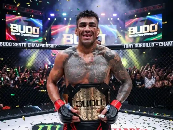 Tony Gordillo hizo historia y se consagró campeón del Budo Sento Championship