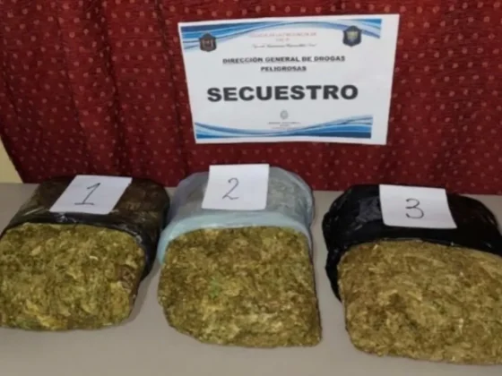 Secuestraron unas 12 mil dosis de marihuana en una vivienda de barrio Portal de Güemes