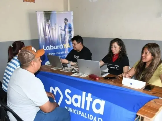 Laburá Ya llegó a barrio Morosini: vecinos aprendieron a ofrecer sus servicios