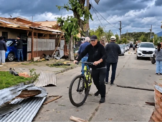 Tornado en Chile dejó heridos, casas dañadas y cortes de luz