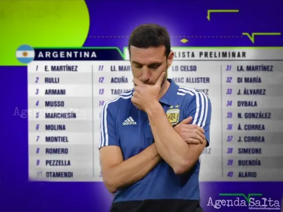 Scaloni define la lista final de la selección argentina para el Mundial de Qatar