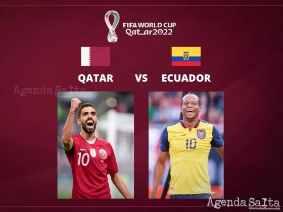 Qatar vs. Ecuador: a qué hora juegan, formaciones y por donde mirarlo