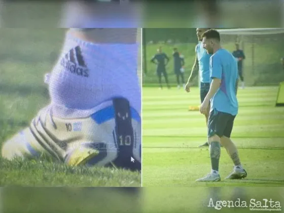 El tobillo de Messi enciende una ALARMA antes del debut de la Selección Argentina