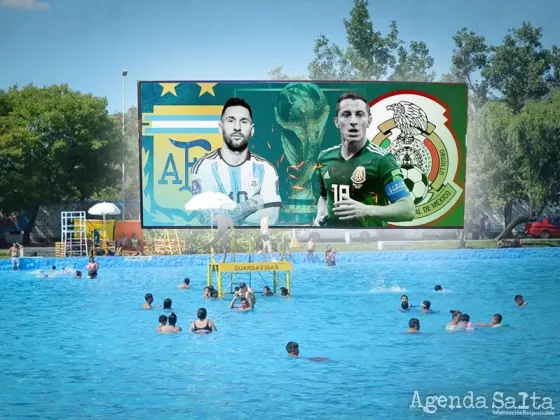 Mañana podés alentar a la Selección Argentina en el balneario