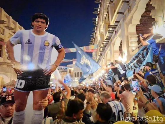 Tremendo banderazo argentino en Qatar antes del choque con México