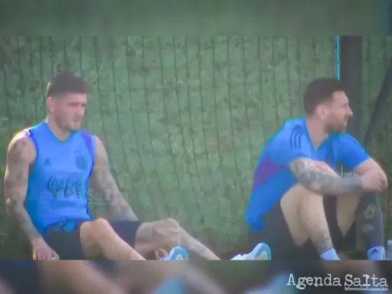 La Selección Argentina se entrenó pensando en Polonia: Con la presencia de Messi y De Paul