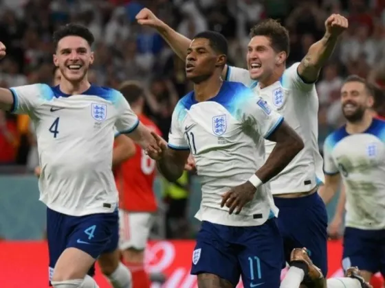 Inglaterra aplastó por 3-0 a Gales y clasificó a octavos de final como primero del Grupo B: irá ante Senegal