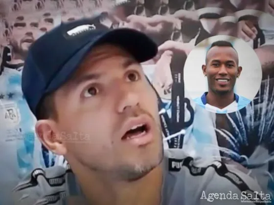 La reacción del Kun Agüero cuando se entera en vivo de la muerte de Balanta