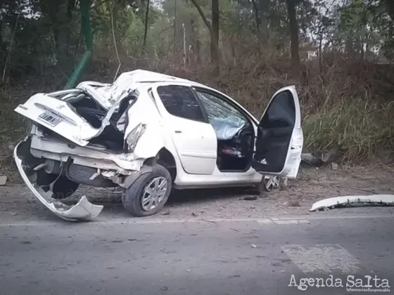 BRUTAL CHOQUE camino a San Luis: Chocó a un vehículo y se dio a la fuga