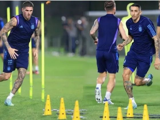 Con De Paul y Di María, la Selección Argentina entrenó pensando en Países Bajos