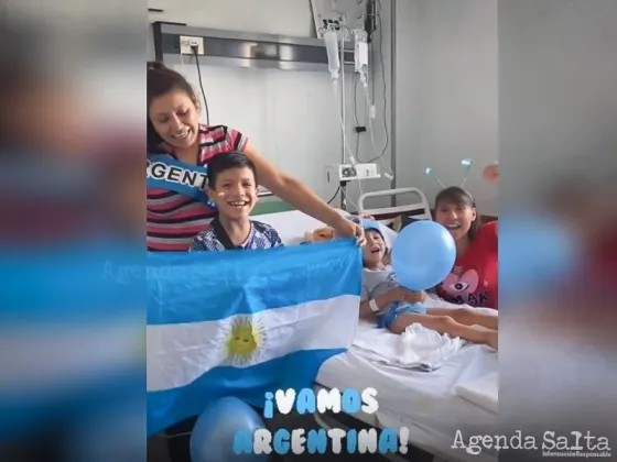 UNA ALEGRIA: Así se vivió el partido de la Selección en el Hospital Materno Infantil