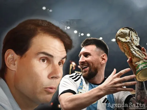 Rafa Nadal lloró al ver a Messi campeón del mundo: ”Que levantara la Copa me hizo feliz”